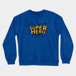 Super Hero Logo Crewneck Sweatshirt